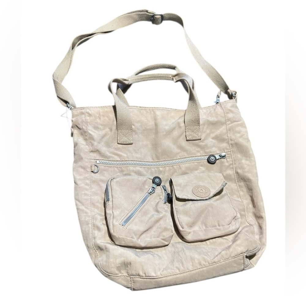 Kipling Johanna tan Tote Shoulder Bag